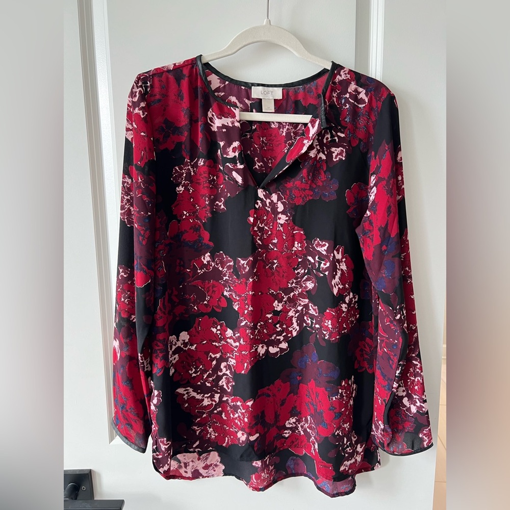 LOFT Long Sleeve Blouse
